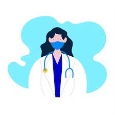 The Doctor Uses A Mask Vector Illustration Doctor Icons A Icons Icon Png And Vector With Transparent Background For Free Download Ilustrasi Dokter