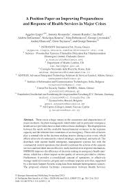 The kingdom of denmark delegate: Pdf A Position Paper On Improving Preparedness And Response Of Health Services In Major Crises