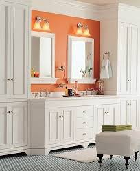 Bright Shade Of Orange Bathroom Orange Orange Bathrooms Home Home Decor