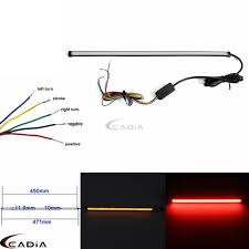Tail lights brake lights left right signals. Universal Sequential Switchback Flowing Led Lamp Strip Turn Signal Tail Light For Sale Online Ebay