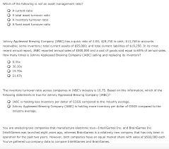 Average total assets are equal to total assets at the beginning of the period plus total assets at the ending of the period divided by two. Solved Which Of The Following Is Not An Asset Management Chegg Com