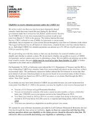 Https Legalaidnyc Org Wp Content Uploads 2020 10 20 10 03 Stimulus Letter And Attachments Pdf
