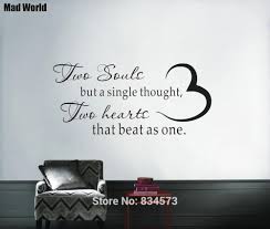 See more ideas about two hearts, in a heartbeat, thinking of you quotes. Two Souls Two Heart Love Bedroom Wall Art Sticker Room Decal Mural Decor Quote Children S Bedroom Words Phrases Decals Stickers Vinyl Art Home Decor