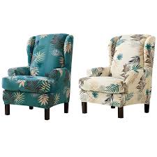 Blue) 4.0 out of 5 stars 675 $12.99 $ 12. Buy 2 Piece Wing Chair Slipcover Wingback Cover Printed Armchair Stretch Protector At Affordable Prices Price 43 Usd Free Shipping Real Reviews With Photos Joom