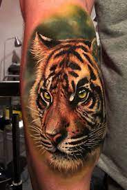 Farbiges Tiger Tattoo Human Inkstinct Tiger Tattoo Hop Tattoo Hip Hop Tattoo