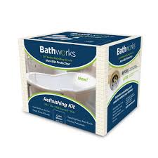 I applied it with a brush and it looked crappy, but when company was coming, we would sand and paint paint over the bare spots and hoped they wouldn't notice. Bathworks 20 Oz Diy Bathtub And Tile Refinishing Kit White Bwk 01 The Home Depot Refinishing Kit Diy Bathtub Refinish Bathtub