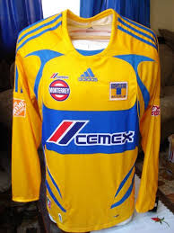 Kostenlose lieferung für viele artikel! Tigres De La U A N L Home Fussball Trikots 2007 2008