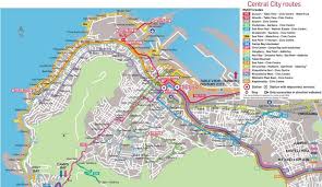 Near cape town, south africa. Cape Town City Center Transport Map Transport Map Cape Town South Africa Travel