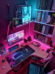 My Keyboard Corner Gaming Room Setup Video Game Room Design Computer Gaming Room