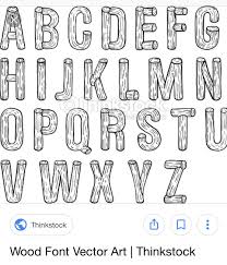 Wood Fonts Scrapbook Fonts Chalkboard Fonts Alphabet Fonts Alphabet
