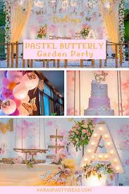 Participants sit down one behind the other. 73 Butterfly Party Ideas Butterfly Party Karas Party Ideas Party