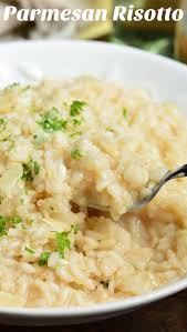 Parmesan Risotto Is A Beautiful Italian Rice Dish Where Rice Is Cooked Gradually And Slowly With Italian Rice Dishes Risotto Recipes Parmesan Parmesan Risotto