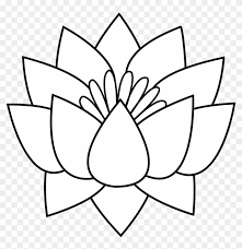 Flowering cactus succulents transparent background png clipart. Office Large Size Flowers Black And White Drawing Clipart Lotus Flower Line Art Free Transparent Png Clipart Images Download