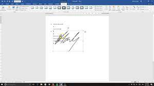 How to add my handwritten signature to an email | techwalla. Creating And Saving Signature In Word Youtube