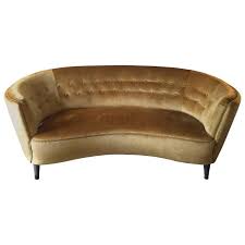 Elegant Curved Mid Century Sofa From A Unique Collection Of Antique And Modern Mid Century Sofa Vintage Sofa Sofa