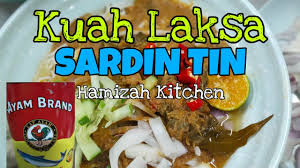 Laksa penang merupakan laksa khas malaysia yang dalam pengolahannya selalu menggunakan bunga honje atau kecombrang. Resepi Kuah Laksa Guna Sardin Tin Simple Dan Sedap Hamizah Kitchen Youtube
