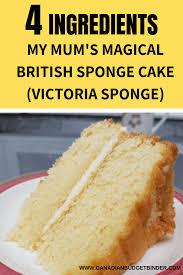 Magical 4 Ingredient British Sponge Cake Canadian Budget Binder Recipe Easy Vanilla Cake Recipe Easy Vanilla Cake Easy Sponge Cake Recipe