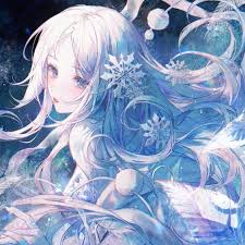 Siêu đẹp mắt hình nền anime cute màu xanh dương cho điện thoại và máy tính của bạn