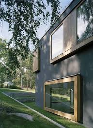 Apartment is overlooking the yard of sweden house. Danderyd Doublehouse Sweden Swedish Home E Architect