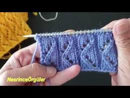 Ajurlu Zikzaklar Knit Pattern Cardigans Sweater Youtube Baby Knitting Patterns Orgu Desenleri Orgu Egitimleri
