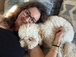 Bella loves to snuggle 🥰💗🐶