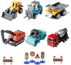 5 out of 5 stars with 2 ratings. Amazon Com Kids Christmas Birthday Gifts Construction Trucks Kids Construction Toys Mini Engineering Car Toys Set Alloy Kids Boys Toys Cake Decoration Boys And Girls As Gift Multicolor Toys Games