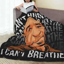 I Can't Breathe Blankets George Floyd Black Lives Matter Flannel Awesome  Soft Throw Blanket for Home Textile Decor
