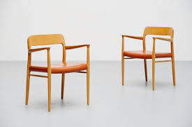 Niels Moller Model 56 Armchairs Denmark 1954 Furniture Design Modern Contemporary Chairs Chair Design