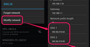 How To Change Dns Server On Android Dns Android Dns Settings Google Ipaddress Open Dns Server Prefixes