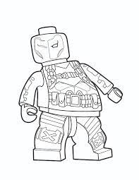Download or print this amazing coloring page: Lego Deathstroke Color Page Lego Dc Super Villains The Brick Show
