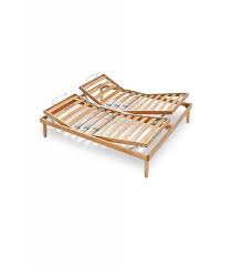 Rete letto matrimoniale alla francese da 198 x 146 x 54 cm. Rete Letto Matrimoniale Ortopedica Legno Faggio Alzata Mobile Regolabile Manuale Spazio Casa
