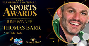 Thomas Barr crowned June winner of Waterford Sports Awards