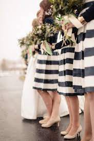 Kate Spade Inspired Wedding Moodboard Striped Bridesmaid Dresses Bridesmaid Black Wedding