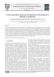 Description reviews details gallery related programs. Pdf Urban Agriculture Program The Intention Of Participants To Remain As Volunteers