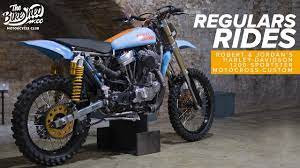 Regulars Rides Harley Davidson 1200 Sportster Motocross Custom Youtube Custom Baggers Custom Sportster Motocross