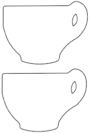 Free Printable Tea Cup Template Tea Cup Card Teacup Crafts Shape Templates