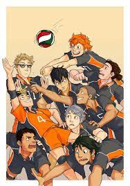  Print Team Photo Haikyuu Haikyuu Characters Haikyuu Karasuno