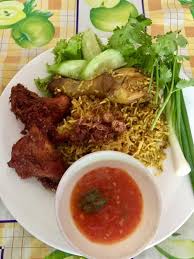 Wanginya Nasi Komok Thailand Atau Khao Mok Gai Merupakan Nasi Beriani Siam Rasa Recipes Food Sambal