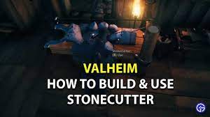 Valheim How To Make A Stone Cutter In 2021 Building A Workbench Stone Building Stone