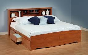 The sleek contemporary lines will create a bold centerpiece in your master bedroom. Platform Bed Frame King Storage With Bookcase Headboard Bed Frame With Storage Headboard With Shelves King Storage Bed