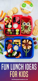 Nine quick and easy lunch recipes to pack instead of a boring sandwich. Fun Lunch Ideas For Kids School Or Home Two Peas Their Pod
