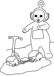 Maybe you would like to learn more about one of these? Po Scooter Covered With Snow In The Teletubbies Coloring Page Color Luna