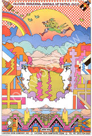 Peter Max Cloud Walking Shoes Poster Laconia Shoe Company Etsy Peter Max Art Peter Max Pop Art Print