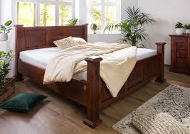 Betten im kolonialstil sind in den letzten jahren sehr beliebt geworden. Bett Akazie 140x200 Nougat Lackiert Oxford 130