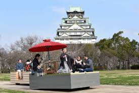 Osaka castle fountain japan outdoor park travelphotography trees. Japan S First Ever Mobile Cross 5km H Platform Collaboration With Osaka Castle Park Huge Success Pressreleasejapan Net Pressreleasejapan Net