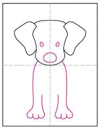 how to draw a labrador dog art projects for kids dog art projects dog drawing for kids kids art projects