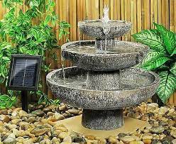Hatfield Solar Cascade Three Tiers Water Fountain Yard Feature Garden Decoration 5060172837762 Ebay In 2021 Solar Fountain Garden Water Fountains Solar Water Fountain