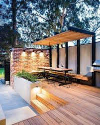 40 Fresh And Beautiful Outdoor Patio Decoration Pergola Patio Patio Backyard Design