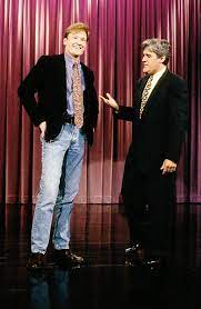 Conan o'brien has been tapped to host carson on tcm, a showcase of hollywood interviews from johnny carson's three decades as host of the tonight show. Comedian Conan O Brien And Host Jay Leno On March 26 1993 Conan O Brien Johnny Carson Leno
