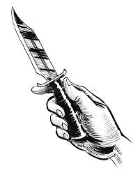 Instantly awake, zhao yunlan strides to him and grabs him by the shen wei was using a thin filleting knife zhao yunlan had never seen before, a long thin blade with a he's been starving, living off drips of blood in his food, and suddenly it's right there, everything he wants. Hand With A Knife Stock Illustration Illustration Of Dagger 99333608